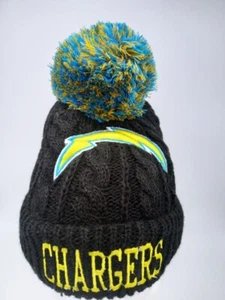 NFL Football Los Angeles Chargers pom en tricot enfants/unisexe beanie brodé - Photo 1/6