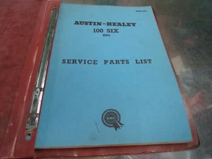 Austin Healey BN4, 100/6 Service Parts List AKD1423, BMC Service Limited NOS - Picture 1 of 12