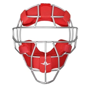 All-Star S7 Traditional Hollow Steel FM4000 Baseball Catcher's Mask - Scarlet - Picture 1 of 2
