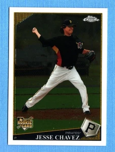 2009 Topps Chrome #187 Jesse Chavez Pittsburgh Pirates - Picture 1 of 1