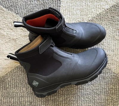 Мужская грязь ботинки APEX середины молнии лодыжки загрузки черный размер 14 новый с Ярлыками без коробки - Изображение 1 из 4