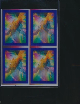 HOJA DE 4 TARJETAS PROTOTIPO LENTICULAR SIN CORTAR CHARIZARD  Foto 1 de 2