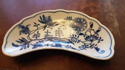 Zwiebelmuster Knochenschale (l 17cm) - Original Porzellan D Czechoslovakia - Bild 1 von 4