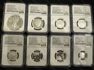 2019-S 8 Stück Silber Limited Edition Proof Set, NGC - Bild 1 von 2