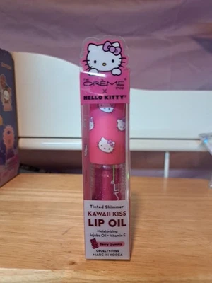 The Creme x Hello Kitty Tinted Shimmer Kawaii Kiss Lip Oil New In Box - Image 1 of 4