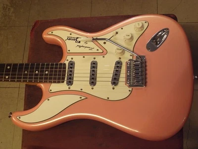 Burns COBRA DX Used Maple Neck Rosewood Fingerboard Pearl Pink w/Gig Case - Image 1 of 4