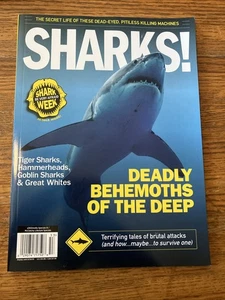 Sharks! Magazine Deadly Behemoths of The Deep -Shark Week! - 2025 - Picture 1 of 5