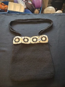 Borsa a tracolla KMQ Collection fiori all'uncinetto - Foto 1 di 5