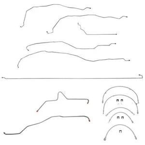 Kit de línea de freno y manguera para Chevrolet Silverado 1500 2005-2007 4x4 platón corto-BLH19 - Imagen 1 de 6