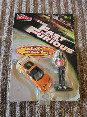 Экшн-фигурка автомобиля 1/64 Fast & Furious 1995 ORANGE TOYOTA SUPRA Mia Toretto 2003 - Изображение 1 из 4