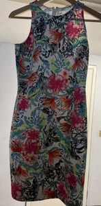 GUESS Floral Bodycon Dress – Size M - Picture 1 of 3