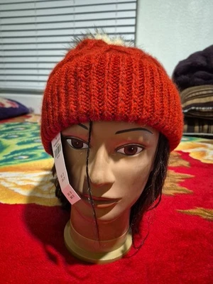 Beanie Hat Brand New Color Red No Size Fits All Abercrombie and Fitch - Image 1 of 2