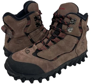 Salomon Herren 10 Clima Dry Thinsulate Mittelbraun Wildleder Leder Trail Wanderschuhe - Bild 1 von 13