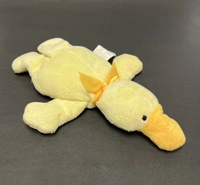 Плюшевая игрушка North American Bear Flatopus погремушка желтый утконос 8,5 дюйма - Изображение 1 из 4