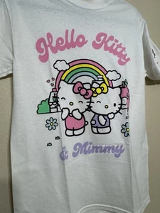 Hello Kitty And Mimmy By Sanrio T shirt Size Small - Picture 1 of 7