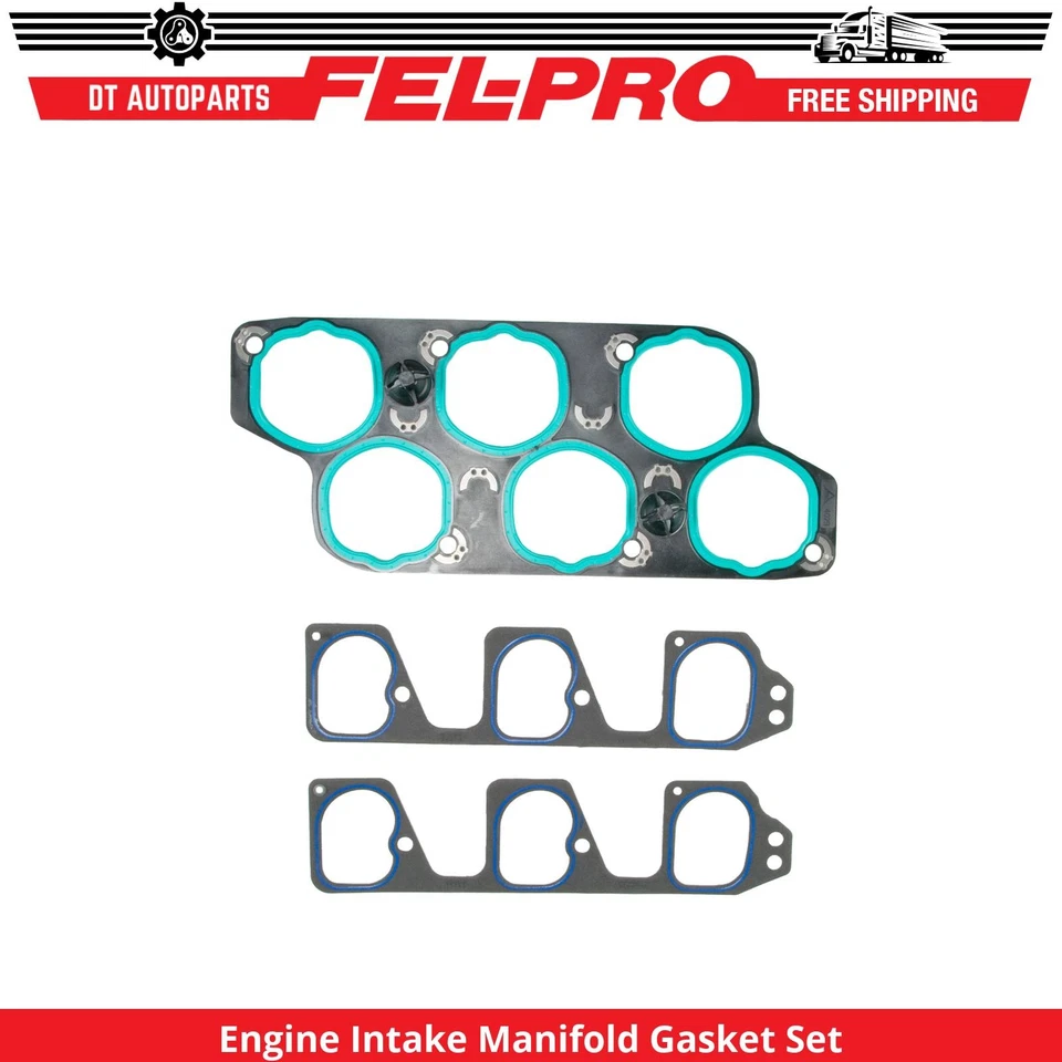 Para 08-10 Saturn Vue conjunto de junta coletor de admissão de motor inferior e superior Fel-Pro - Imagem 1 de 1