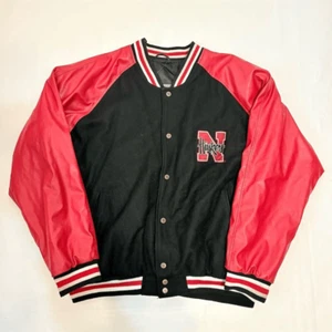Vintage Steve & Barry's Nebraska Huskers Varsity Jacket XL - Picture 1 of 11