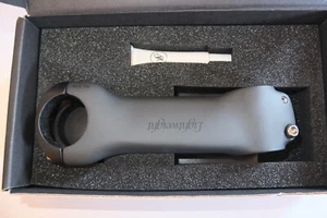 Soporte de plancha ligero bicicleta de carreras manillar vástago carbono 120 mm negro nuevo - Imagen 1 de 7