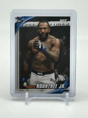2019 Topps UFC Knockout KHALIL ROUNTREE JR. Base ROOKIE - Light Heavyweight RC - Image 1 of 2