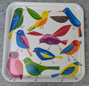 Ikea Barbar Retro Bird Serving Tray Food Drink Display MCM Melamine 13" - Picture 1 of 6