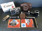 Canon Rangefinder VI-T 50mm  Camera w/ Extras FACTORY BOX Manual-Angle Finder 