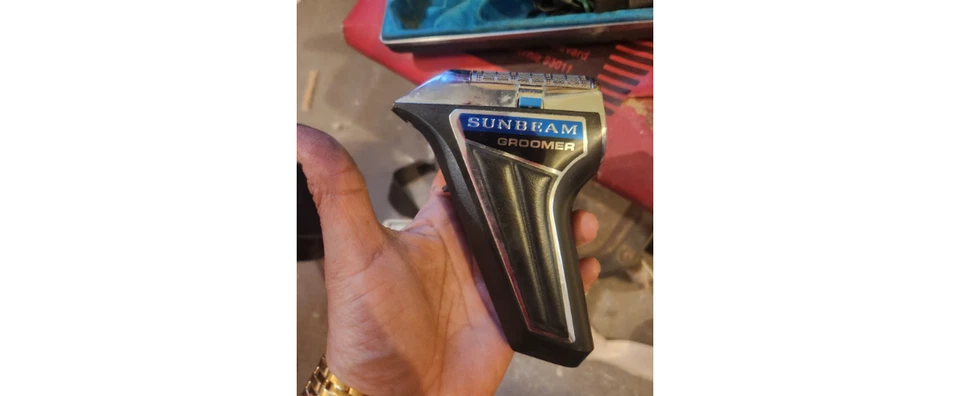 Cortapelos de afeitadora vintage Sunbeam Shavemaster Foto 1 de 4