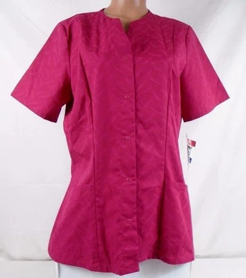 Blusa esfoliante Barco Scrub Gear manga curta gola V framboesa tamanho L SG159 63 751Q - Imagem 1 de 3