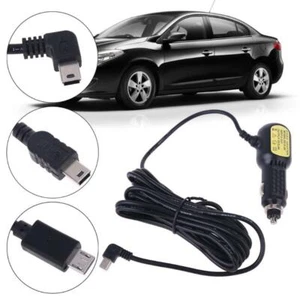 Dual Mini USB Ports Dash Cam Car Cigarette Adapter Lighter Power Cable Charger - Zdjęcie 1 z 13