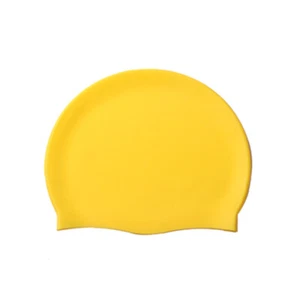 Yellow Swimming Swim Anti-Slip Cap Pool Hat Adult Hair Cover - Picture 1 of 1