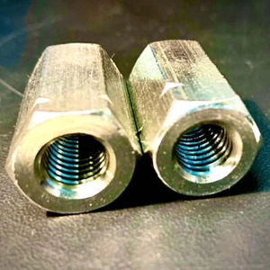 M6 M8 M10 M12 M16 M20 Hex Connector Nut Threaded Rod Bar A2 304 Stainless Steel - Picture 1 of 15