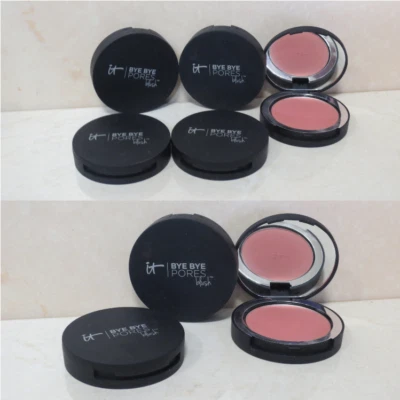 8 IT COSMETICS BYE BYE PORES BRIGHTENING BLUSH - NATURALLY PRETTY - 0.192OZ - Image 1 of 2