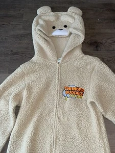 Ted 2 Thunder Buddies For Life Zip Up Pajamas Adult M Costume Pj's Cozy Suit - Picture 1 of 5