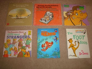 Kids Book LOT Disney Pixar Finding Nemo Dr Seuss Berenstain Bears Dragon Tales - Picture 1 of 10