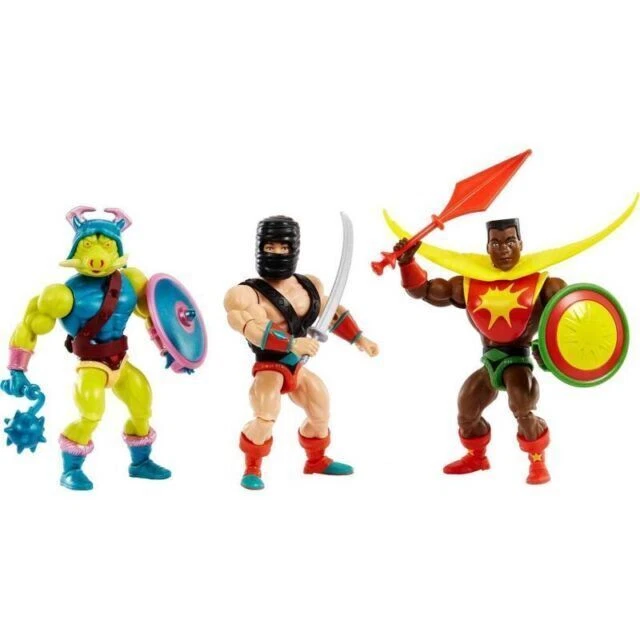Masters of the Universe Sun-Man and the Rulers of the Sun 5.5 in Action Figure - 087163740 (3 Pack)