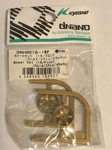 Vintage Kyosho Dnano Wheel Set Front # DNH001G-20f - Picture 1 of 1