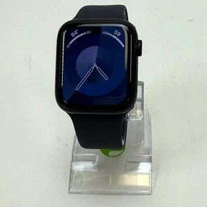 GPS Only Apple Watch SE 2nd Gen 44MM Black Aluminum Black Sport Band MXEJ3LL/A - Zdjęcie 1 z 5