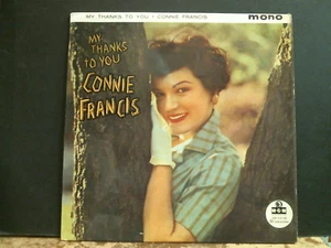CONNIE FRANCIS My Thanks To You LP Mono UK original 1959 Great ! - Picture 1 of 3