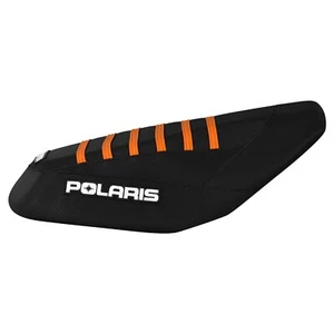 Polaris Pro RMK 2013-21 Seat Cover 600 800 Axys SKS  BLK/ORANGE RIB 6rib #308 - Picture 1 of 5