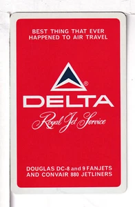 Single Airline Playing Card "Delta Airlines, DAL304A" Chan/Mertens #, Stand - Picture 1 of 1