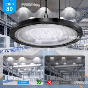 UFO LED Hallenbeleuchtung Hallenleuchte Hallenstrahler Industrielampe High Bay - Bild 1 von 22