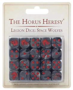 Horus Heresy Space Wolves Legion Dice Pack Space Marines 30K 40K Scatter Die - Picture 1 of 1