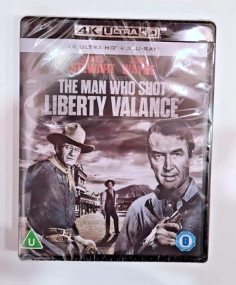 4K UHD BLU-RAY  THE MAN WHO SHOT LIBERTY VALANCE    BRAND NEW SEALED UK STOCK - Image 1 of 2