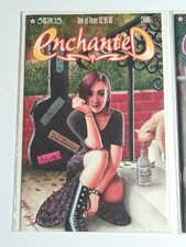 Enchanted B&W Comic Book Lot #1 & #3 1997 Sirius Comics NM (2 Books)