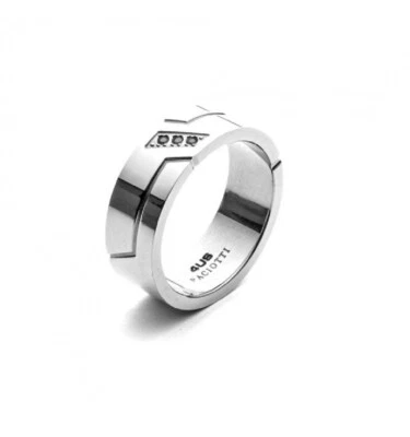 4US CESARE PACIOTTI   ANELLO UOMO ACCIAIO, 4UAN5667   MISURA DITO 20 - Immagine 1 di 2