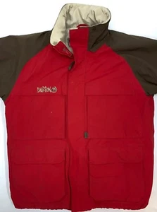 Burton Kids / Youth Snowboard Coat Ski Insulated Jacket Red Brown No Hood Sz XL - Picture 1 of 11
