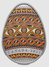2023 'Pysanka' Egg-Shaped Proof $20 Fine Silver 1oz Coin