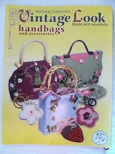 Vintage Look Handbags & Accessories with Woolfelts Barbara Crawford PB Patterns - Picture 1 of 3