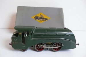 TRAINS LR LOCO VAPEUR ÉLECTRIQUE MÉTAL Lg 20cm années 30/40 NON TESTÉE - Imagen 1 de 12