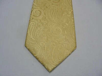 OLIVER GEORGE - PAISLEY AMARILLO - HECHO A MANO - ¡CORBATA 100% MICROFIBRA!   Foto 1 de 4