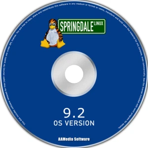 Springdale Linux 9.2 64bit Live Bootable Installation DVD Linux Operating System - Picture 1 of 2